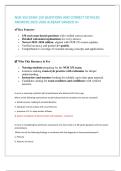 NUR 353 EXAM 150 QUESTIONS AND CORRECT DETAILED ANSWERS 2025-2026 ALREADY GRADED A&plus;  