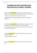 CHAMBERLAIN NR507 MIDTERM EXAM QUESTIONS WITH CORRECT ANSWERS