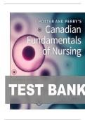 TEST BANK FOR Potter and Perry's Canadian Fundamentals of Nursing&comma; 7th Edition by Barbara J&period; Astle Patricia A&period; Potter ISBN&colon; 9780323870658 COMPLETE GUIDE 100&percnt; VERIFIED A&plus; GRADE ASSURED&excl;&excl;&excl; NEW LATEST UPDATE&excl;&excl;&excl;&excl;&excl;