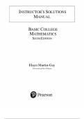 Solution Manual for Basic College Mathematics 6th Edition by Elayn Martin-Gay&comma; &lpar;All Chapters 1-11&rpar; Grraded A&plus;