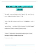 BIB-106 EXAM 2 2026 Questions and Answers