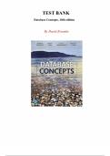 Database Concepts &lpar;10th Edition&comma; David M&period; Kroenke&rpar; &ndash; Complete Test Bank &vert; All Chapters