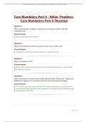 Core Mandatory Part II - Relias&comma; Prophecy- Core Mandatory Part II &lpar;Nursing&rpar;
