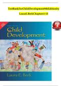 Test Bank For Child Development 9th Edition by Laura E&period; Berk Chapters 1 - 15