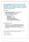 HESI COMPREHENSIVE EXIT EXAM 2025-2026 &sol; HESI  COMPREHENSIVE EXIT EXAM ACTUAL EXAM 180  QUESTIONS AND CORRECT DETAILED ANSWERS &lpar;VERIFIED ANSWERS&rpar; WITH RATIONALES &vert;ALREADY GRADED A&plus;&vert;&vert;BRAND NEW&excl;&excl; 