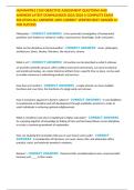 HUMANITIES C100 OBJECTIVE ASSESSMENT QUESTIONS AND ANSWERS LATEST DOWNLOADED 2025&sol;2026 A COMPLETE EXAM SOLUTION ALL ANSWERS 100&percnt; CORRECT VERIFIED BEST GRADED A&plus; FOR SUCCESS