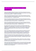 ISC S1 EXAM QUESTIONS AND ANSWERS