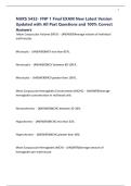 NURS 5432- FNP 1 Final EXAM New Latest Version Updated with All Past Questions and 100&percnt; Correct Answers