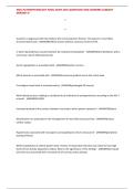 WCU PATHOPHYSIOLOGY 370 FINAL EXAM 2025&vert;150 QUESTIONS AND ANSWERS&vert;ALREADY GRADED A&plus;