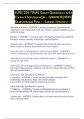 NURS 206 FINAL Exam Questions with Correct Solutions&vert;&vert;A&plus; GRADED&vert;&vert;100&percnt; Guaranteed Pass<<Latest Version>>