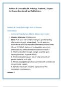 Robbins & Cotran Pathologic Basis of Disease &mdash; 10th Ed&period; Complete Chapter-by-Chapter Test Bank &lpar;Verified Answers & Rationale&rpar; &mdash; Certification-Aligned