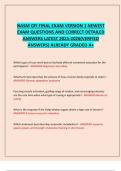 NASM GFI FINAL EXAM VERSION 1 NEWEST EXAM QUESTIONS AND CORRECT DETAILED  ANSWERS LATEST 2025-2026&lpar;VERFIED ANSWERS&rpar; ALREADY GRADED A&plus;