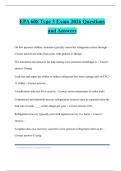 EPA 608 Type 3 Exam 2026 Questions and Answers