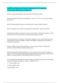 NASCLA Revision Exam Questions & Answers Correctly Solved to Score A&plus;