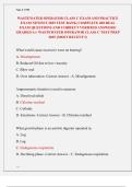 WASTEWATER OPERATOR CLASS C EXAM AND PRACTICE  EXAM NEWEST 2025 TEST BANK&vert; COMPLETE 400 REAL  EXAM QUESTIONS AND CORRECT VERIFIED ANSWERS&sol;  GRADED A&plus;&vert; WASTEWATER OPERATOR CLASS C TEST PREP  2025 &lpar;MOST RECENT&excl;&excl;&rpar; 