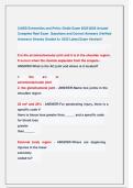 CAISS Extremities and Pelvic Girdle Exam 2025&sol;2026 Actuaal  Complete Real Exam  Questions and Correct Answers &lpar;Verified  Answers&rpar; Already Graded A&plus; 2025 Latest Exam Version&excl;&excl; 