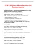 PSYO 349 Midterm 2 Exam Questions And Complete Answers 
