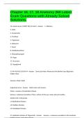 Chapter 16&comma; 17&comma; 18 Anatomy 260 Latest Exam Questions with Already Solved Solutions&period;