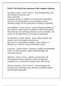 NURS 1130 Final Exam Questions With Complete Solutions
