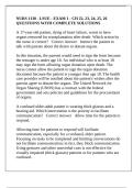NURS 1130 - LSUE - EXAM 1 - CH 22&comma; 23&comma; 24&comma; 25&comma; 26 QUESTIONS WITH COMPLETE SOLUTIONS