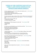 FLORIDA ALF CORE COMPETENCY EXAM WITH ALL CORRECT & 100&percnt; VERIFIED ANSWERS&vert;ACTUAL COMPLETE EXAM&vert;ALREADY GRADED A&plus;
