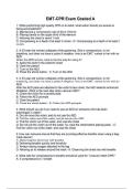 EMT-CPR Exam Graded A