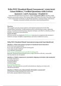 D184 WGU Standard-Based Assessment &vert; 2025&sol;2026 Latest Edition &vert; Verified Questions with Correct Answers &vert; 100&percnt; Accuracy &vert; Graded A&plus;