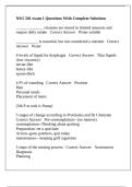 NSG 501 exam 1 Questions With Complete Solutions