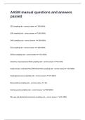 AASM manual questions and answers passed