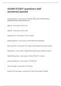 AASM STUDY questions well answered passed