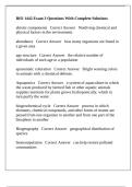 BIO 1442 Exam 3 Questions With Complete Solutions