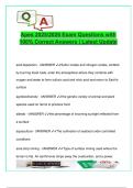 AP Environmental Science &lpar;APES&rpar; 2025&sol;2026 &ndash; 300&plus; Practice Questions with 100&percnt; Verified Answers &vert; Topics&colon; Sustainability&comma; Pollution&comma; Mining&comma; Biodiversity &vert; Latest Exam Prep Resource