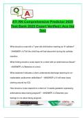 ATI RN Comprehensive Predictor 2025&sol;2026 &ndash; 250&plus; Expert-Verified NCLEX-Style Questions with Correct Answers &vert; Med-Surg&comma; OB&comma; Psych&comma; Leadership&comma; Pharmacology & More
