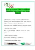 BIOL 241 &ndash; Chapter 1 Exam Review 2025&sol;2026 &vert; 80&plus; Solved Q&As &vert; Human Anatomy & Physiology &vert; Organ Systems&comma; Cells&comma; Homeostasis&comma; Metabolism&comma; Development