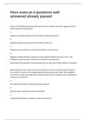 Pace exam pt 4 questions well answered already passed