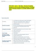ACCY 201 - test 1 - Ole Miss &ndash; Burney Complete  questions and accurate detailed answers verified  100&percnt; Already Graded A&plus;LATEST UPDATE 2025 2026 