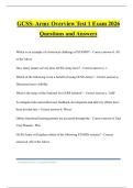 GCSS- Army Overview Test 1 Exam 2026 Questions and Answers