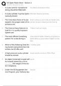 SSI Open Water Diver Section 2 Test Bank &sol; 2025 Update &sol; Score 100&percnt;