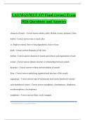 LAS&sol;MAS&sol;MUS 337 Final &lpar;terms&rpar; Exam 2026 Questions and Answers