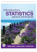 FULL CHAPTERS SOLUTION MANUAL FOR Introductory Statistics Exploring the World Through Data 4th edition Gould - SOLUTION MANUAL