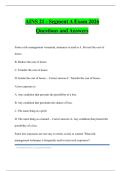 AINS 21 - Segment A Exam 2026 Questions and Answers