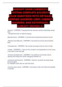 NURS207 EXAM CURRENTLY TESTING COMPLETE ACCURATE EXAM QUESTIONS WITH DETAILED VERIFIED ANSWERS &lpar;100&percnt; CORRECT ANSWERS&rpar; AND RATIONALES &sol; ALREADY GRADED A&plus;