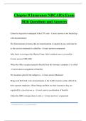 NRCAHA Certification Bundled Tests 2026 Questions and Answers