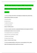 ATI RN Adult Medical-Surgical CMS Proctored Exam  &lbrack;Advanced Med-Surg&rsqb; &vert; 100 MCQs with Verified  Answers 