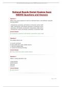 National Boards Dental Hygiene Exam NBDHE Questions and Answers&period;