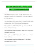 UNV-104 Information Literacy Exam 2026 Questions and Answers