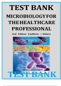 Test Bank Microbiology for the Healthcare Professional 2nd Edition by Karin C&period; VanMeter&comma; Chapter 1-25&comma; Complete Guide A&plus;&period;pdf