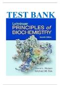 Test Bank for Lehninger Principles of Biochemistry 7th Edition by Nelson &lpar;complete&comma; questions&sol;answers&sol;rationales&rpar; &vert; Lehninger Principles of Biochemistry 7th Edition Nelson Test Bank