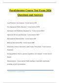 ParaEducator Course Test Exam 2026 Questions and Answers
