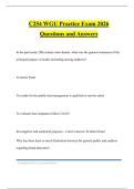 C254 WGU Practice Exam 2026 Questions and Answers